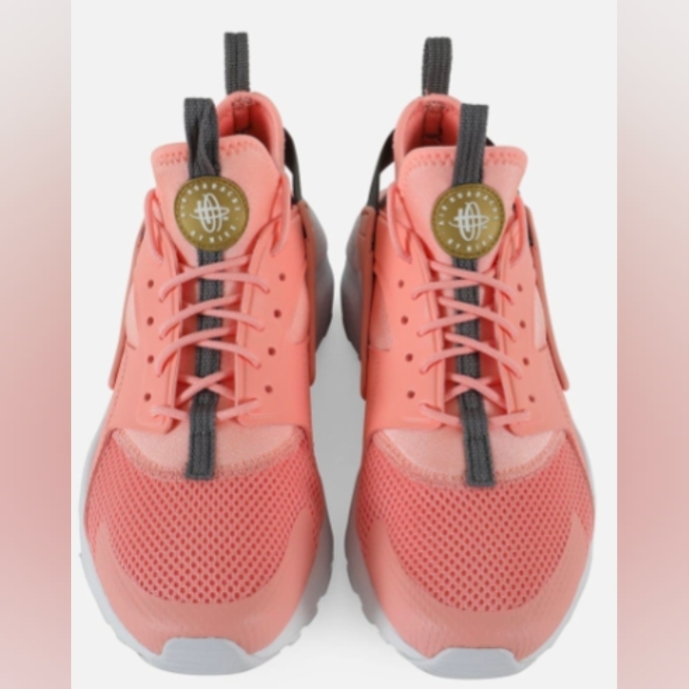 Nike Air Huarache Run Ultra 'Bleached Coral’ Sneakers Size 5Y Box  MSRP $95 - Picture 3 of 11